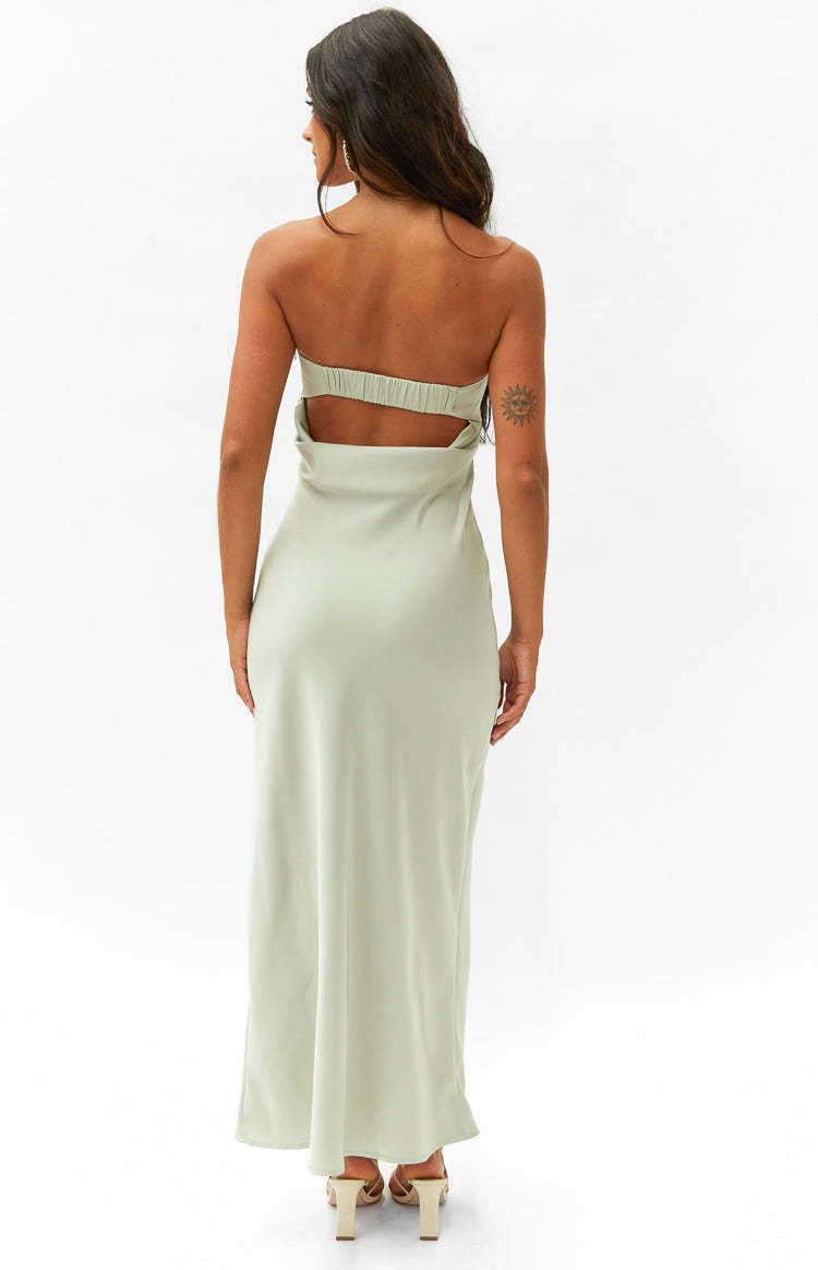 Maiah Sage Maxi Dress-Vavasi.All Rights Reserved.