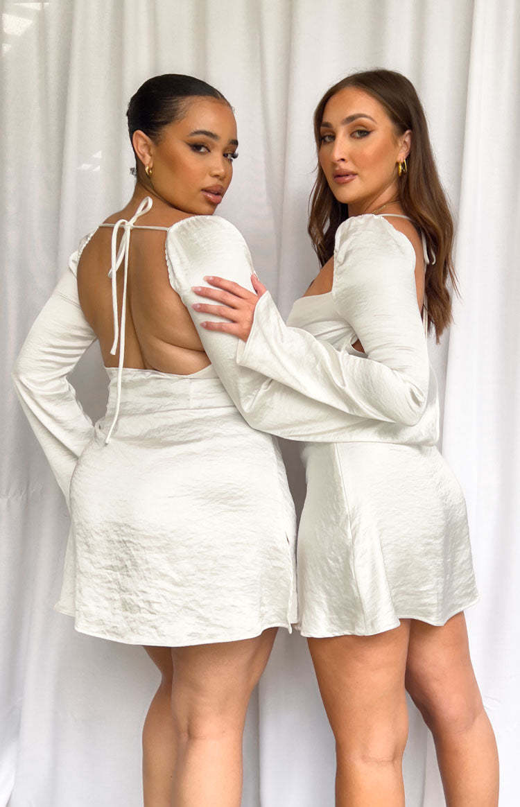 Marienne White Mini Dress-Vavasi.All Rights Reserved.