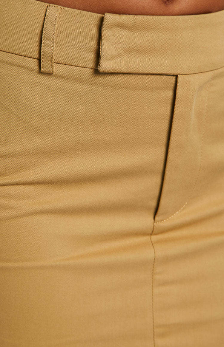 My Way Tan Maxi Skirt-Vavasi.All Rights Reserved.