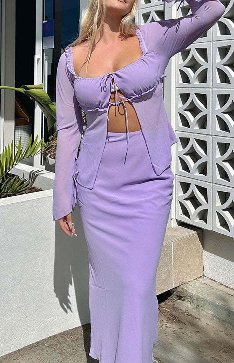 Kennedy Lilac Sleeve Top-Vavasi.All Rights Reserved.