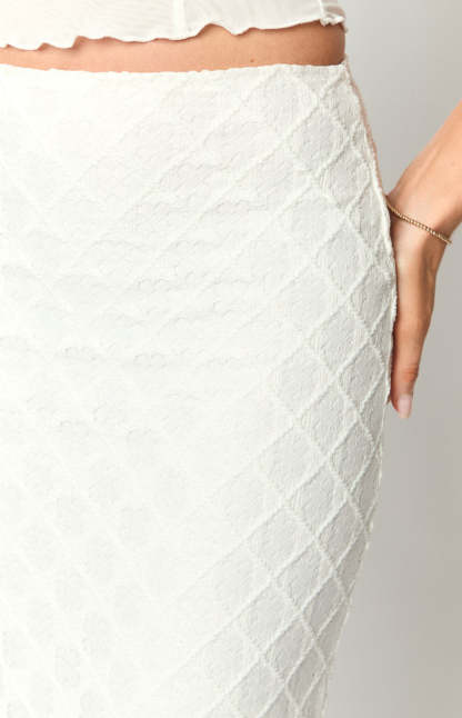 Rilee White Maxi Skirt-Vavasi.All Rights Reserved.