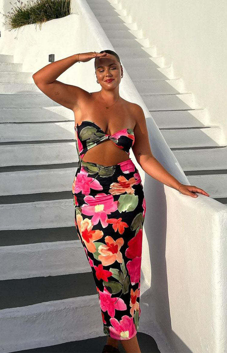 Juliete Floral Midi Dress-Vavasi.All Rights Reserved.
