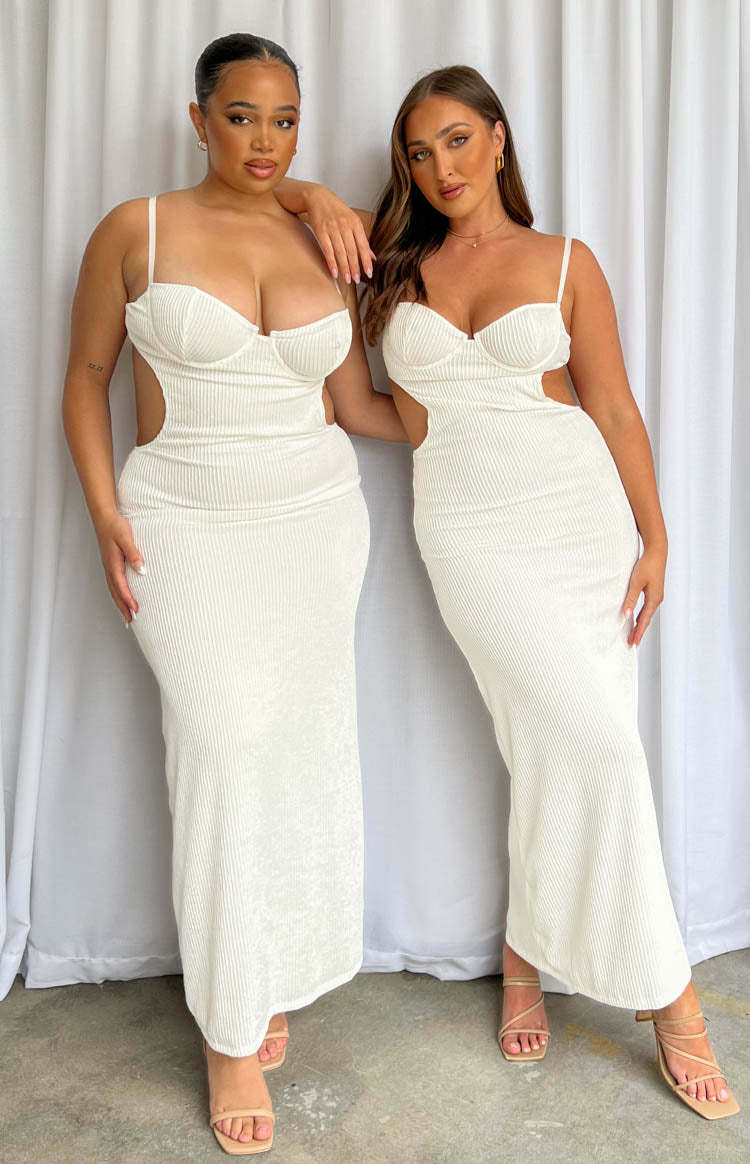 Tamara White Maxi Dress-Vavasi.All Rights Reserved.