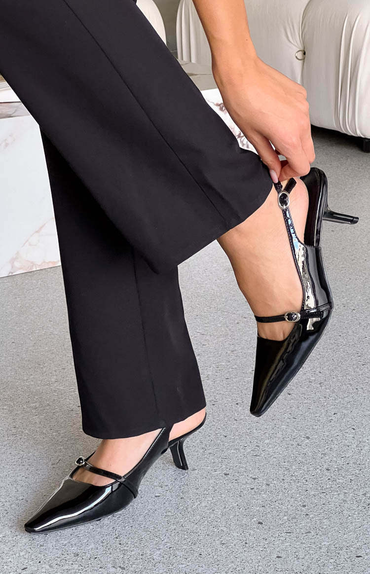 Therapy Parlour Black Patent Heels-Vavasi.All Rights Reserved.