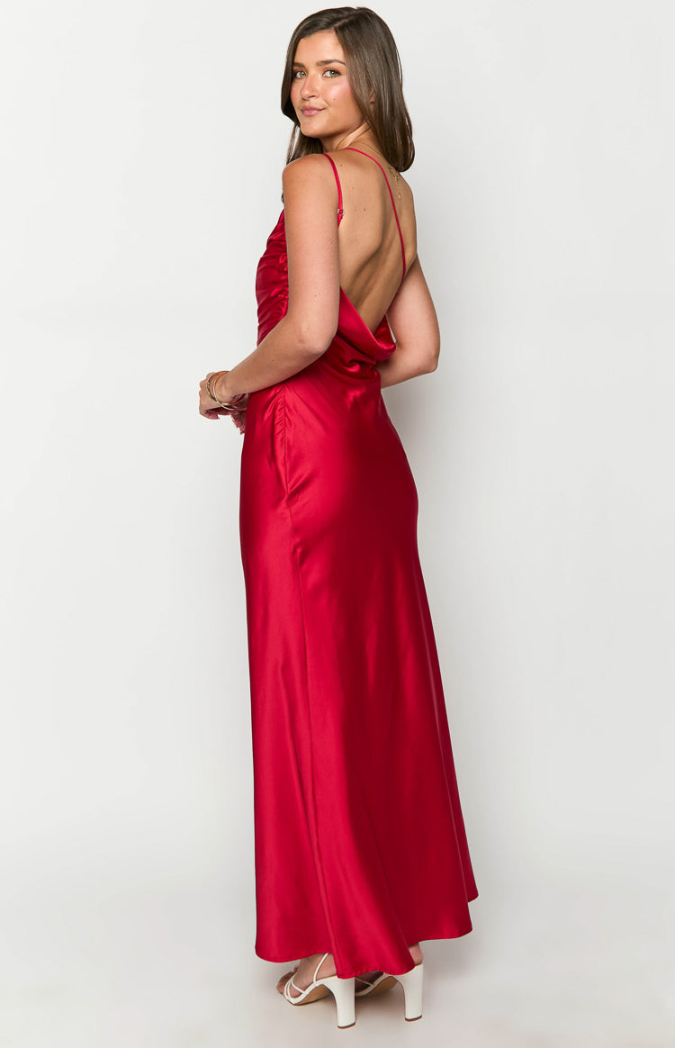 Tina Red Formal Maxi Dress-Vavasi.All Rights Reserved.