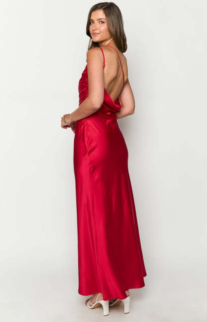 Tina Red Formal Maxi Dress-Vavasi.All Rights Reserved.