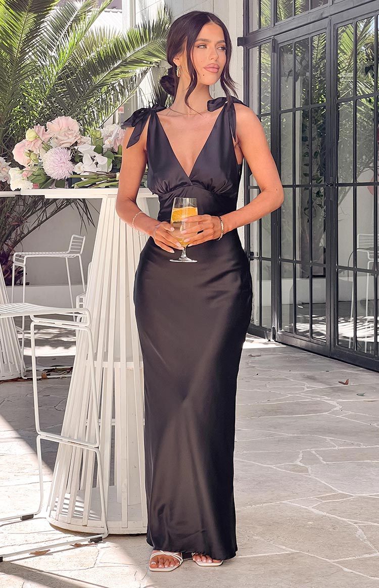 Val Black Maxi Dress-Vavasi.All Rights Reserved.
