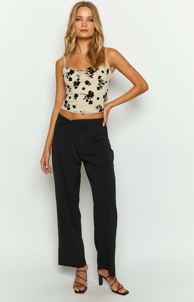 Valarie Black Pants-Vavasi.All Rights Reserved.