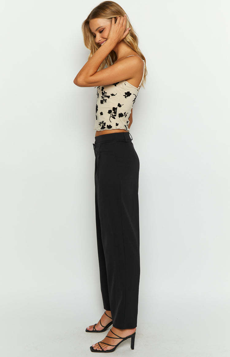 Valarie Black Pants-Vavasi.All Rights Reserved.