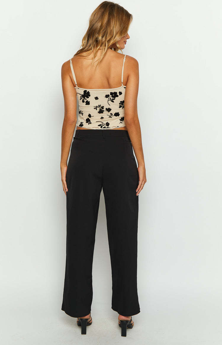 Valarie Black Pants-Vavasi.All Rights Reserved.
