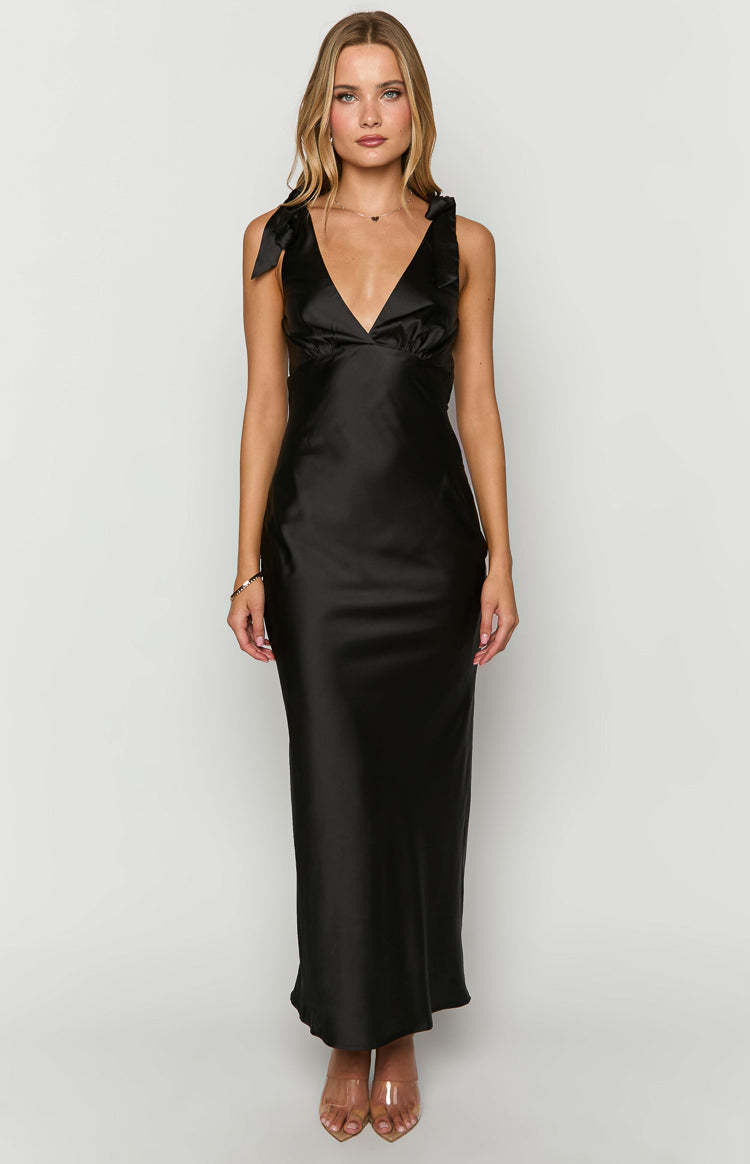 Val Black Maxi Dress-Vavasi.All Rights Reserved.