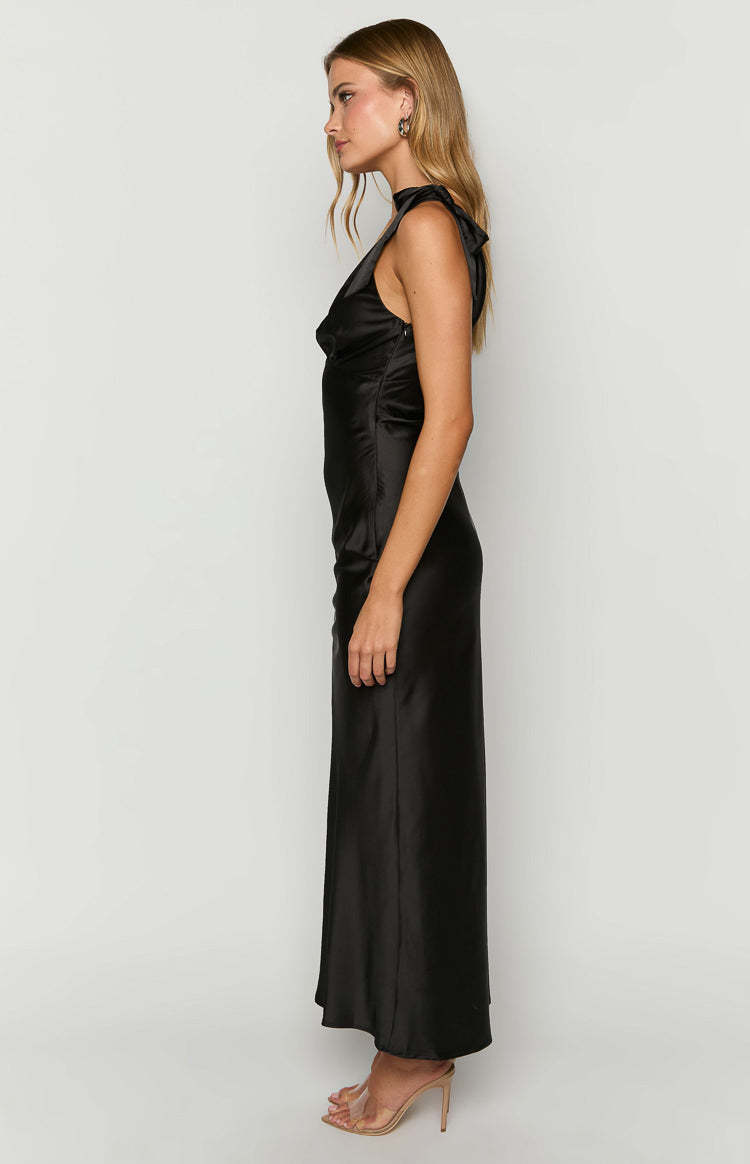 Val Black Maxi Dress-Vavasi.All Rights Reserved.
