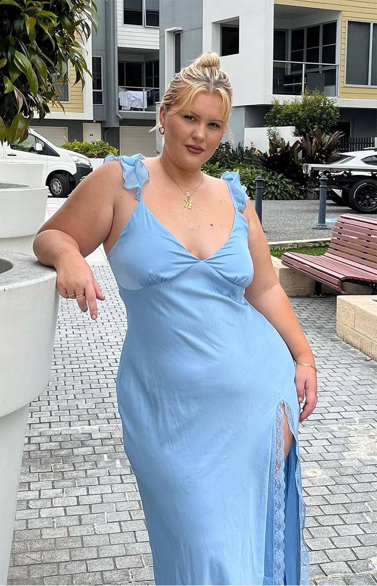 Wendy Blue Maxi Dress-Vavasi.All Rights Reserved.