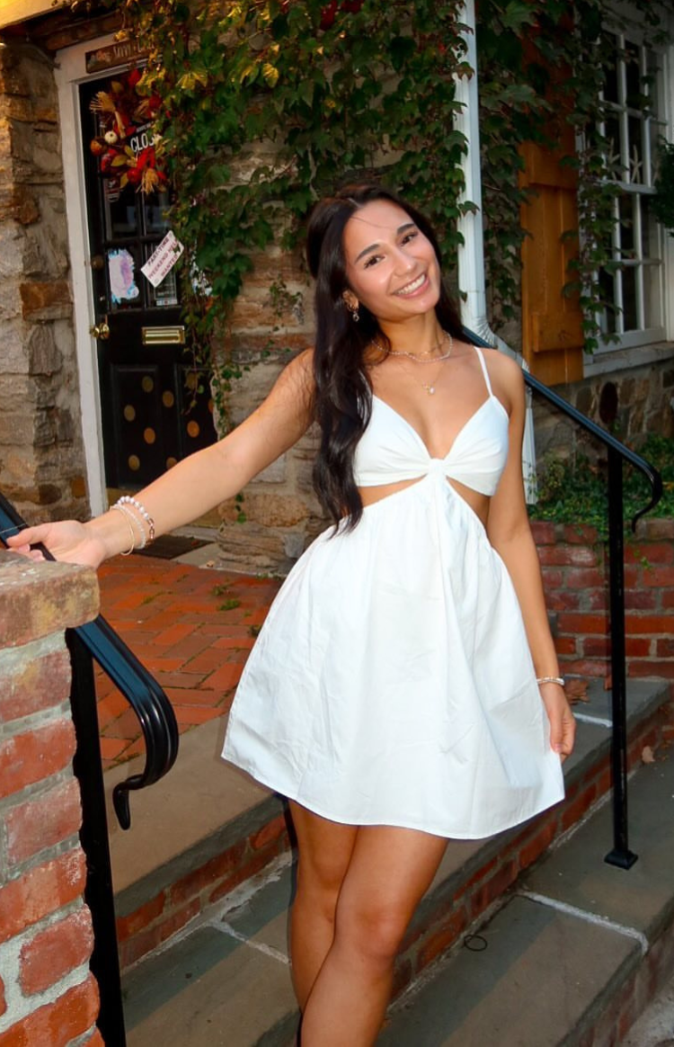 Amorgos White Mini Dress-Vavasi.All Rights Reserved.