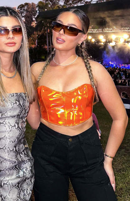 Zelda Orange Corset Top-Vavasi.All Rights Reserved.
