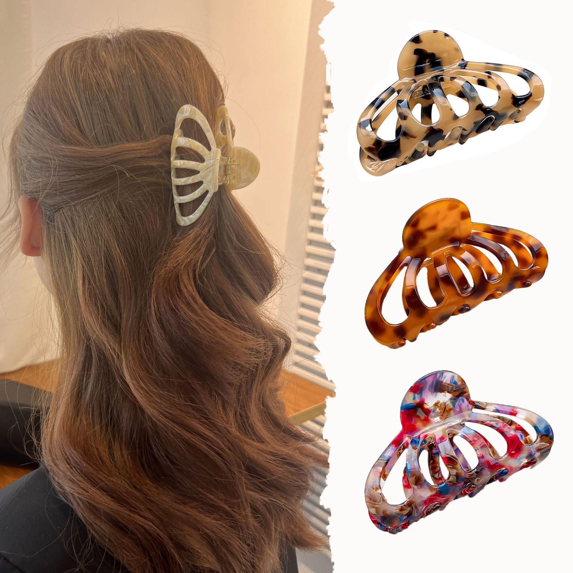 8.5cm Acetate Hair Claws