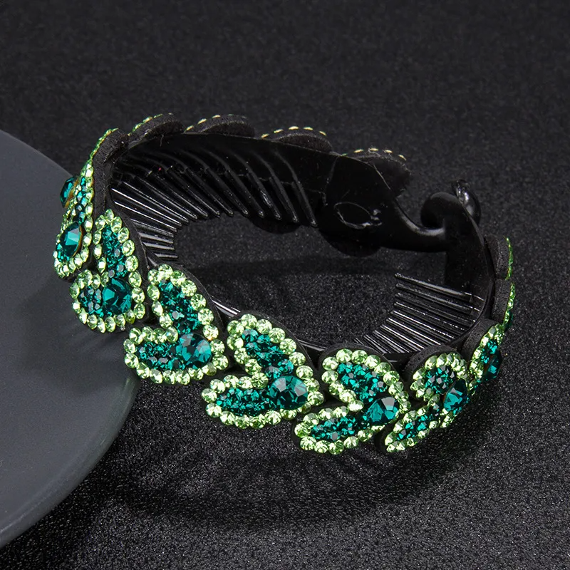 Rhinestone Ponytail Clips