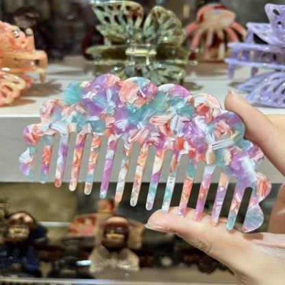 MOQ 12pcs 12cm Acetate Comb