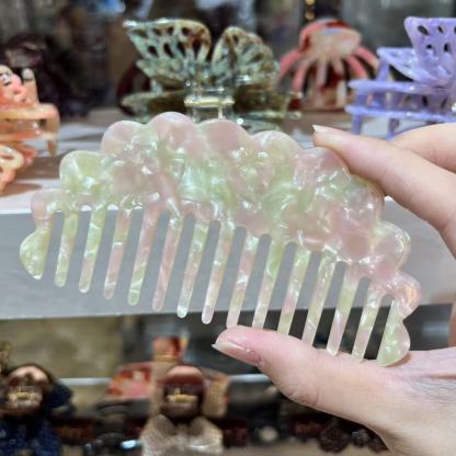 MOQ 12pcs 12cm Acetate Comb