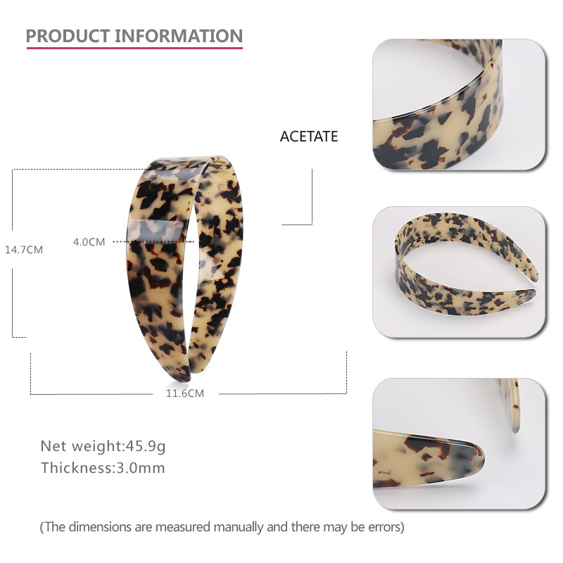 4cm Acetate Headband