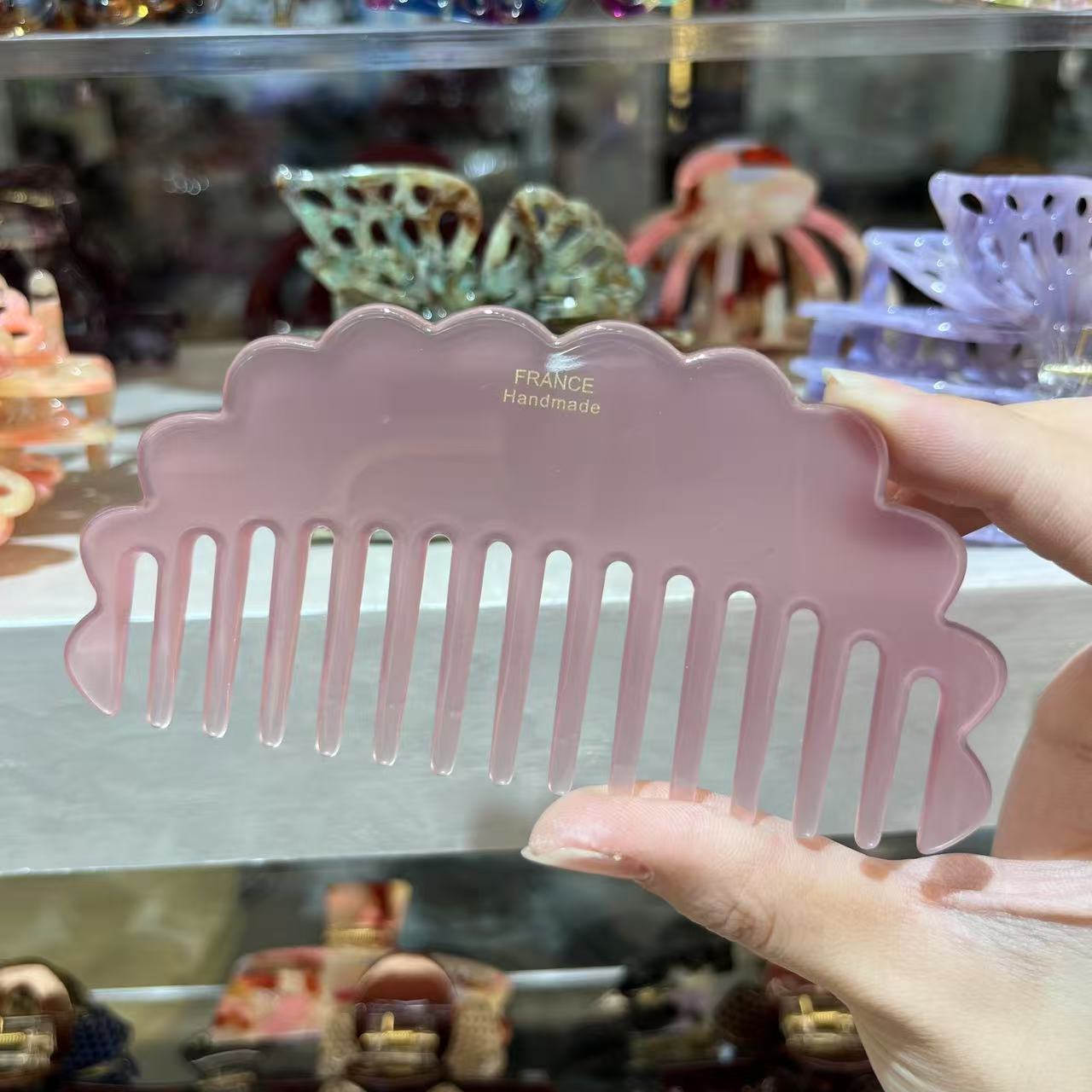 MOQ 12pcs 12cm Acetate Comb