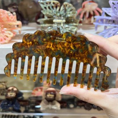 MOQ 12pcs 12cm Acetate Comb