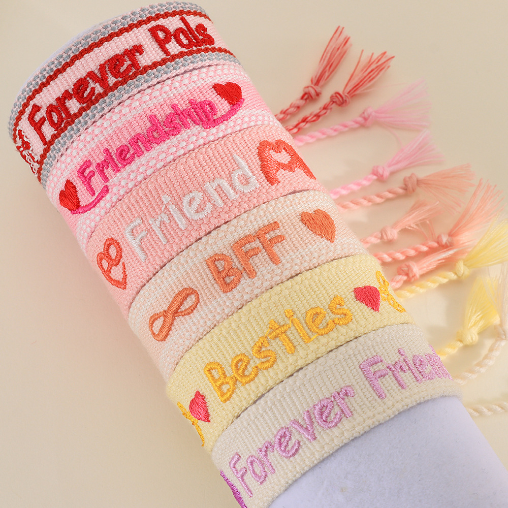 Fabric Bracelet MOQ 10pcs
