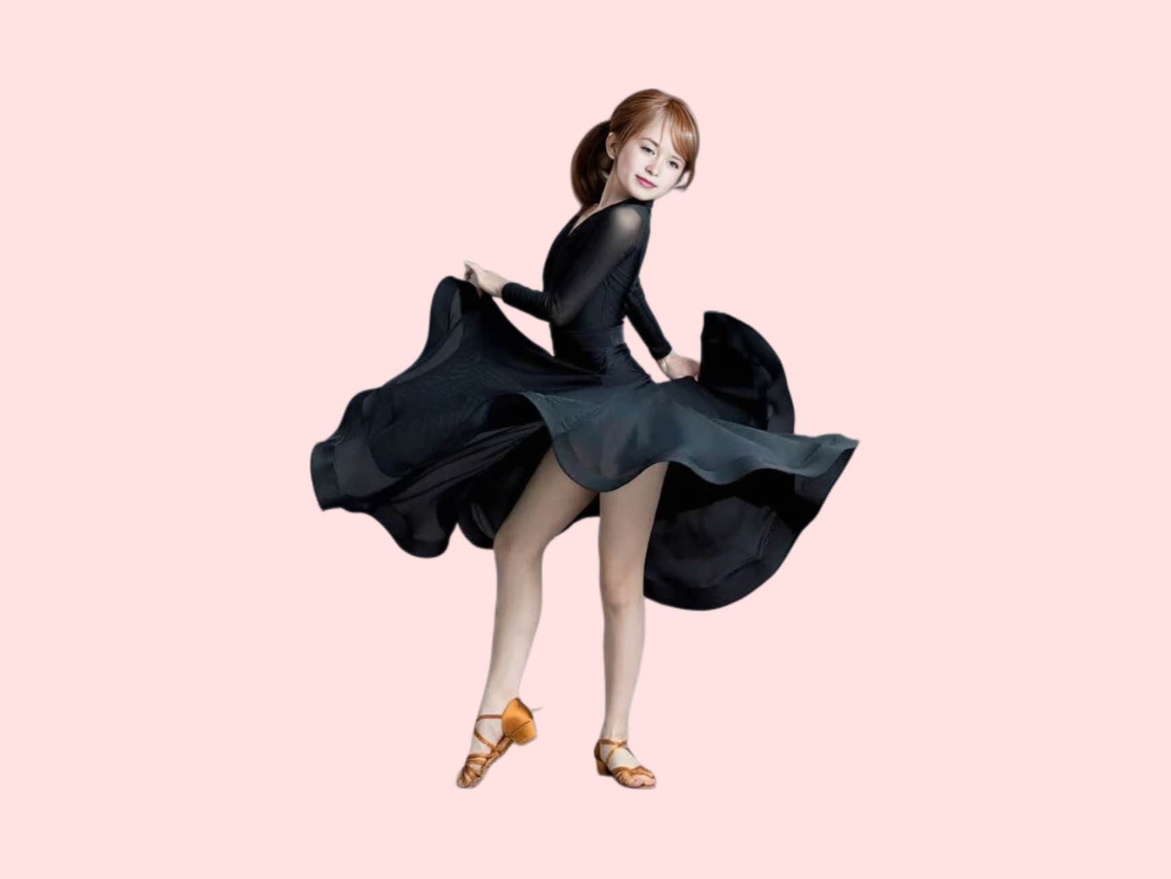 Girls Ballroom Practice Wear
