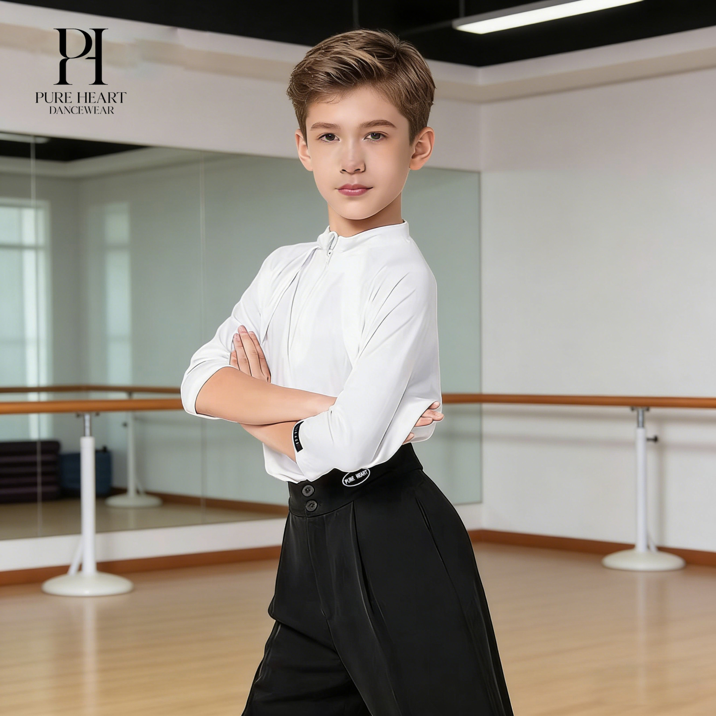 Boys’ Dance Practice Batwing Top