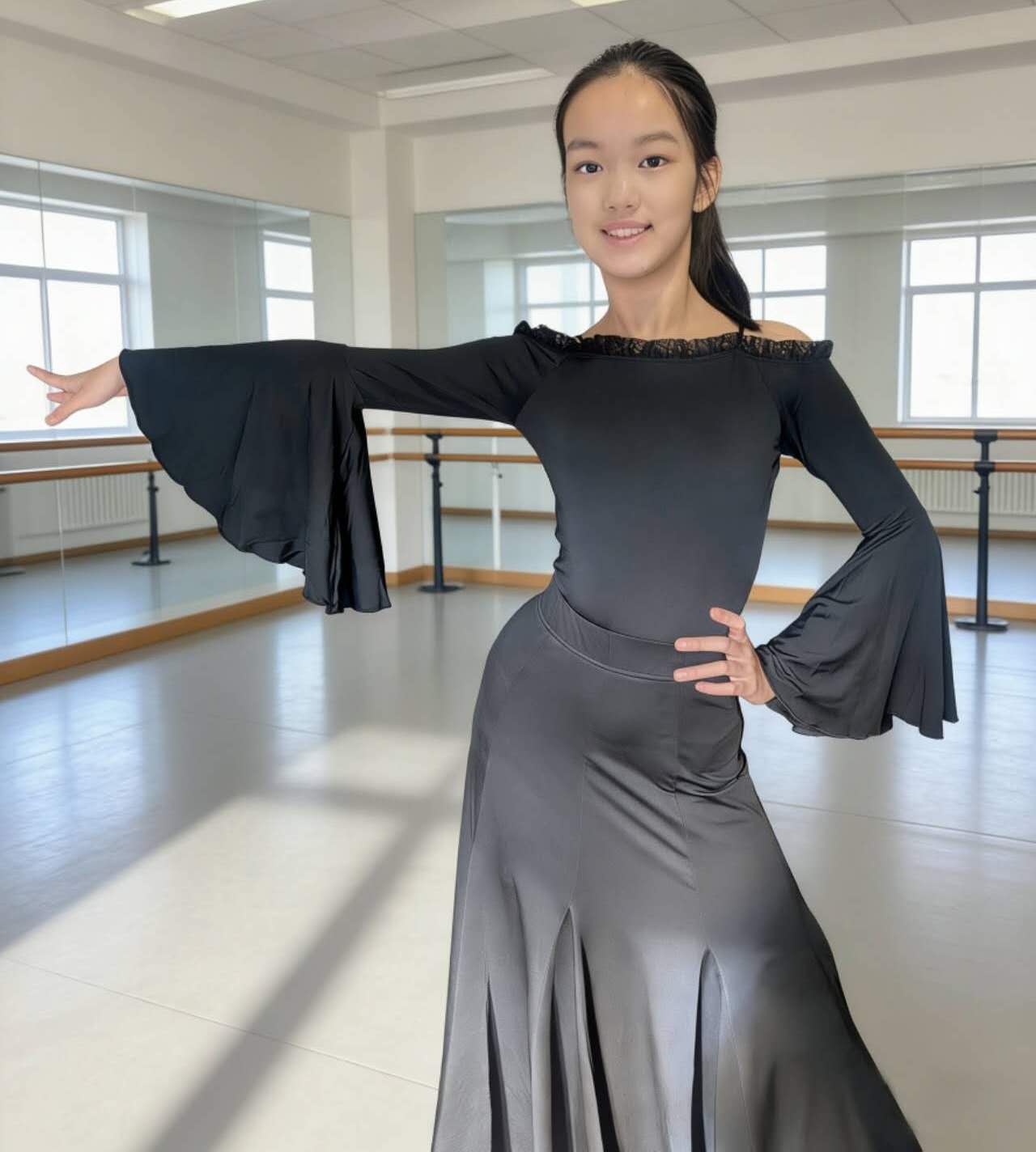 [New in] Girls Ballroom Practice Wear