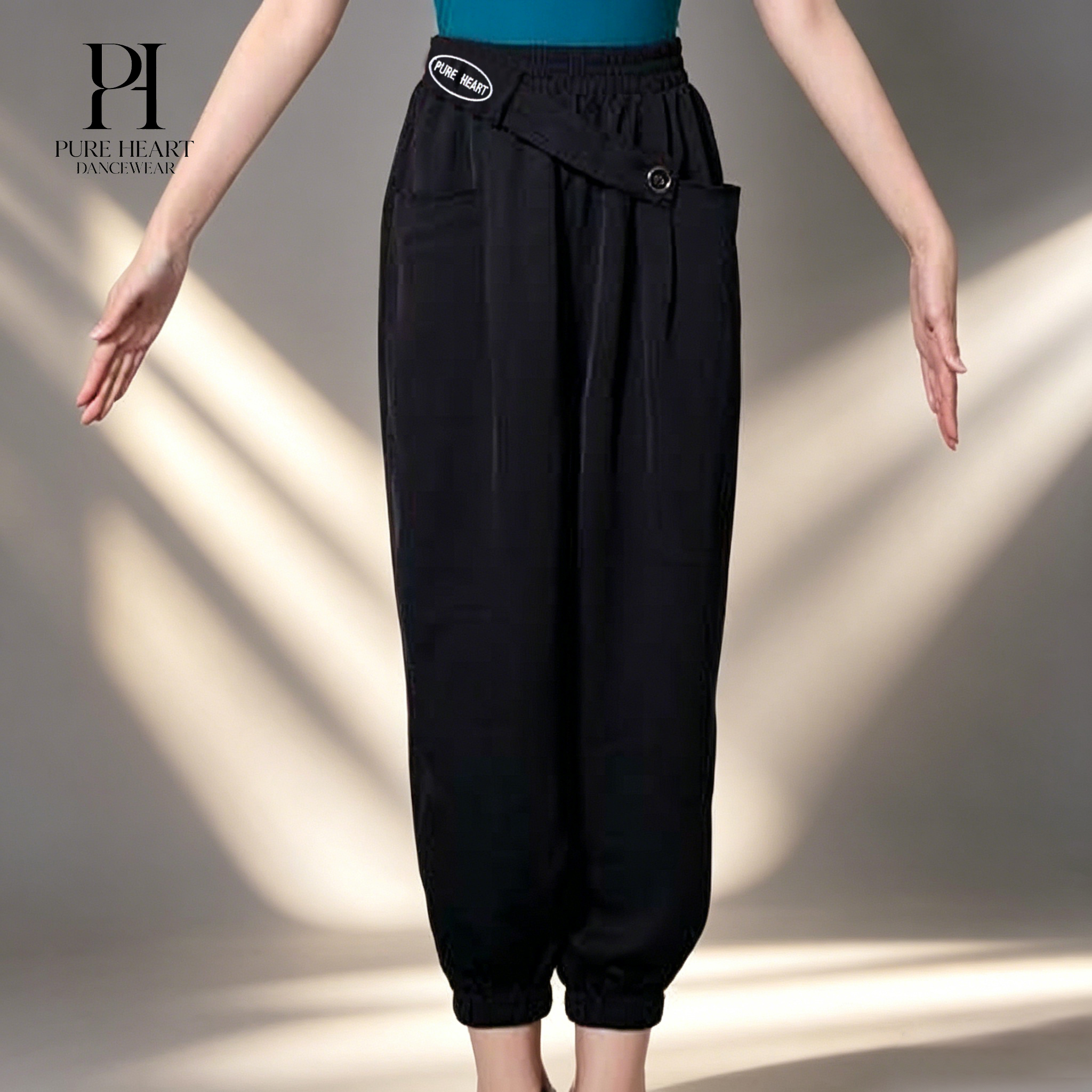 Lightweight Sarouel Dance Trousers – Breathable Harem Pants