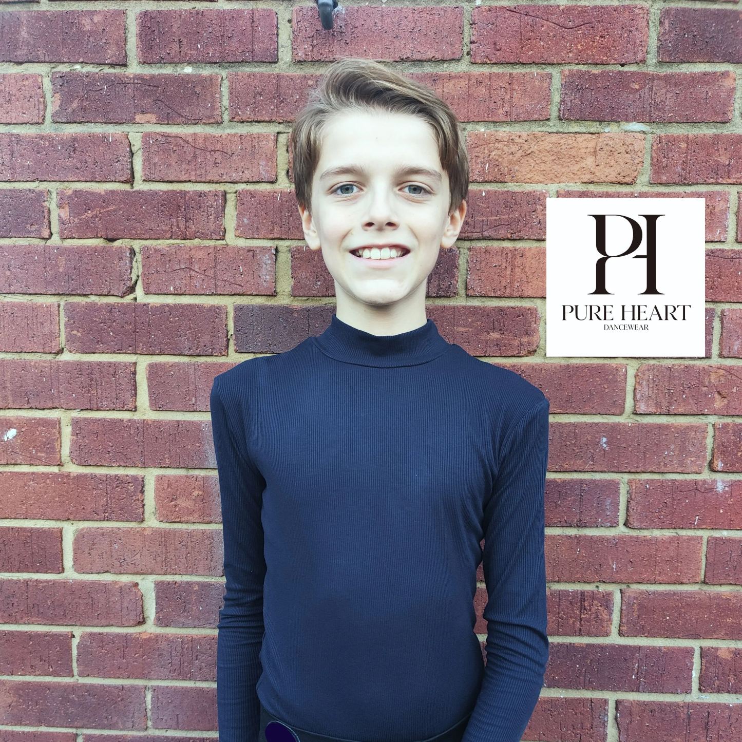 Boys' Navy Comfort Dance Practice Long Sleeves Leotard