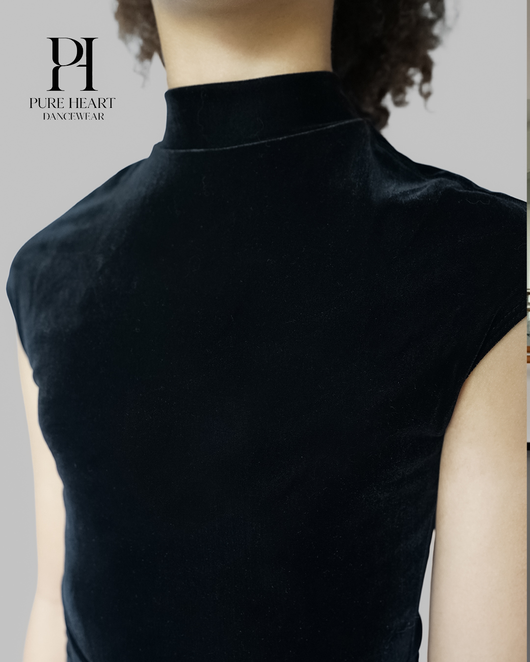 Velvet Open-Back Leotard & Lace-Panel Skirt Ballroom Set