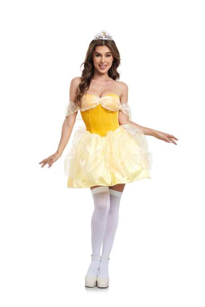 Halloween Costumes- Magic Belle-Inspired Princess Costume for Halloween- - Chuzko Women Clothing