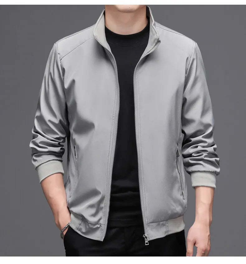 Men Jackets- Men Fall Jacket for Day-to-Night Wear- - Chuzko Women Clothing