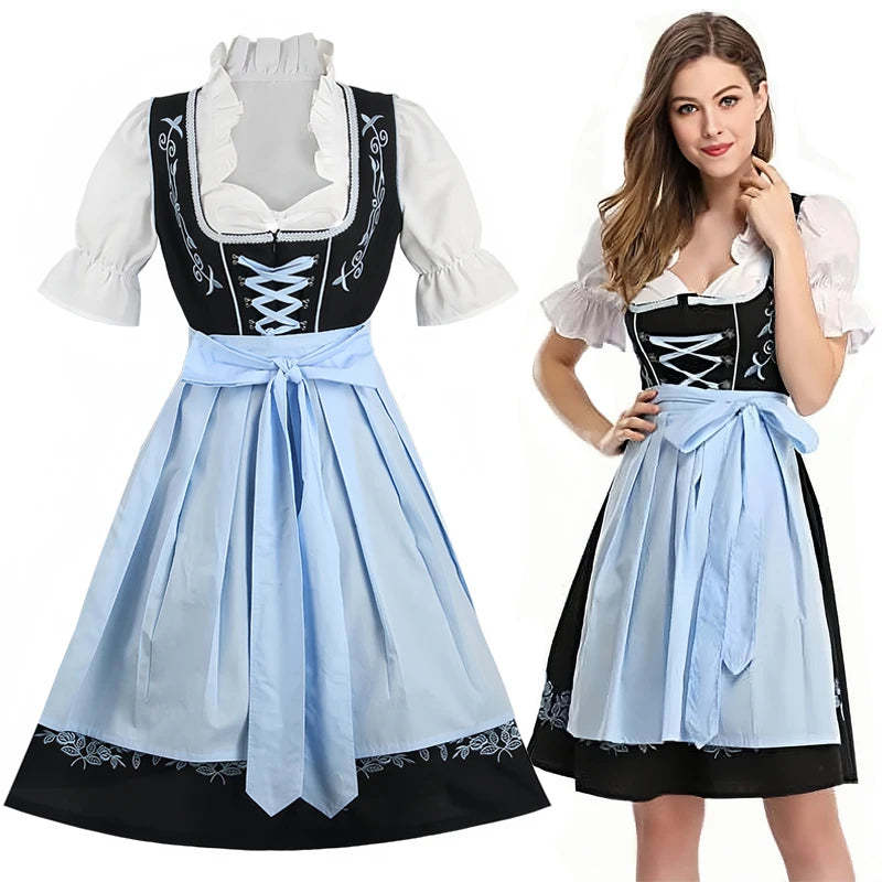 Oktoberfest Dresses- Traditional Bavarian Costume Dress for Oktoberfest- - Chuzko Women Clothing