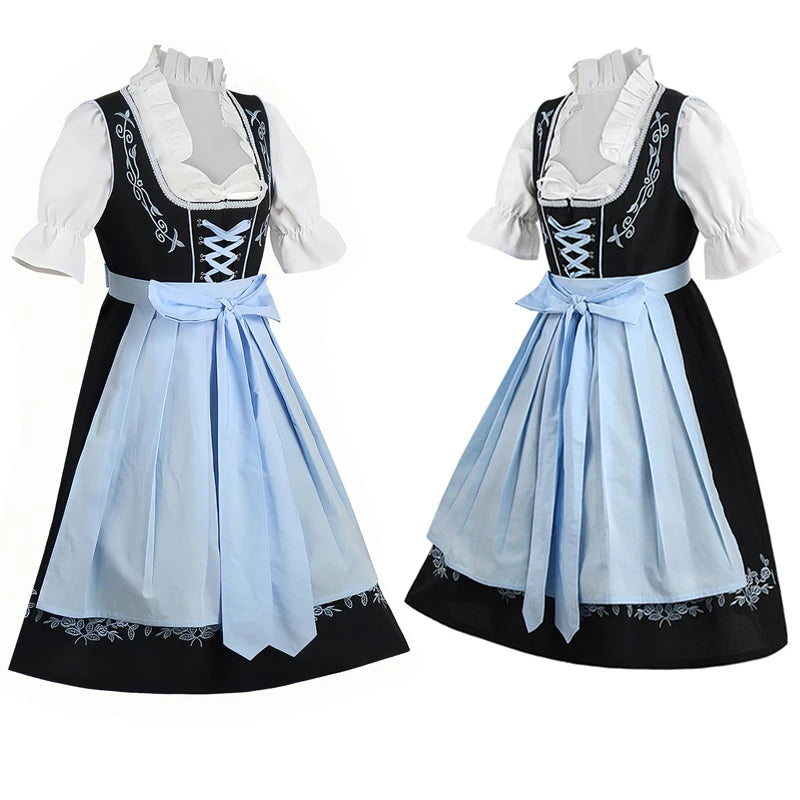 Oktoberfest Dresses- Traditional Bavarian Costume Dress for Oktoberfest- - Chuzko Women Clothing