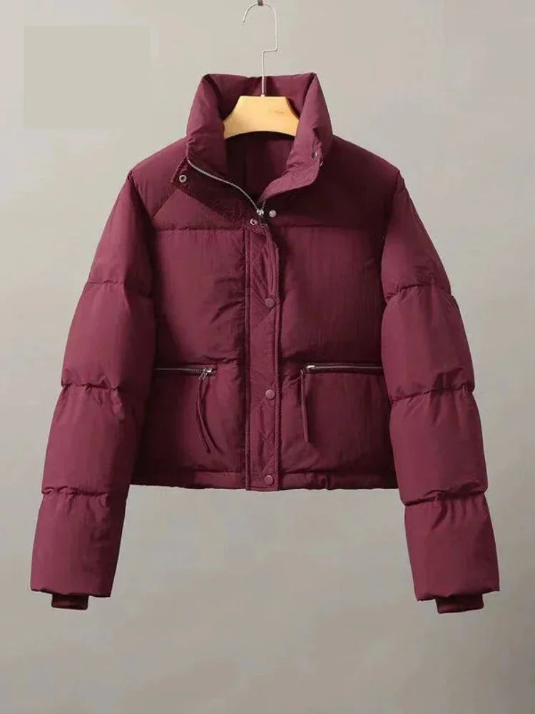 Puffer Jackets- Winter Women's Puffer Jacket- - Chuzko Women Clothing