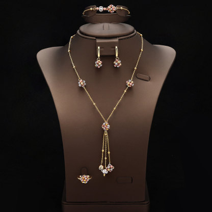 Dinner Dress Accessories Four-piece Suit