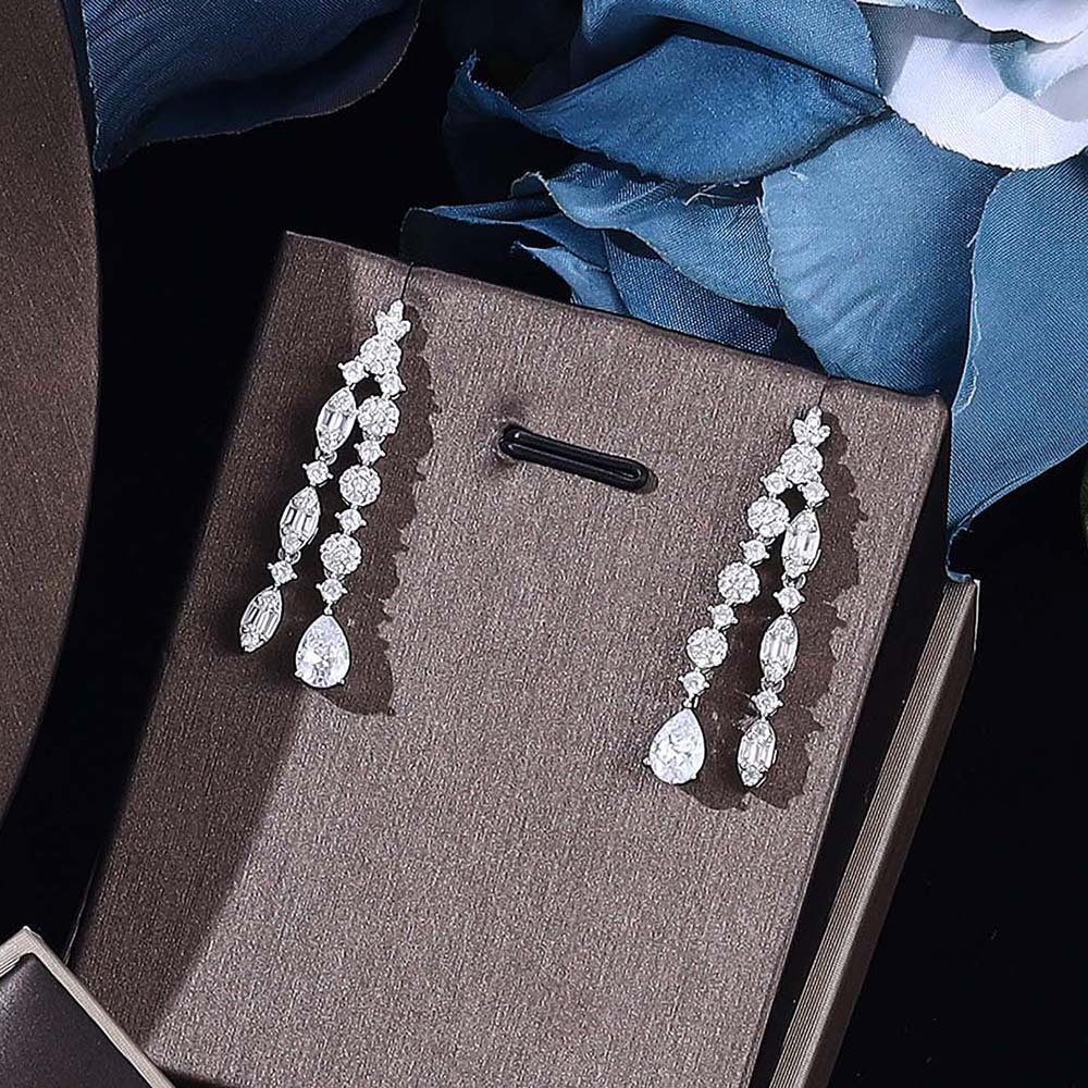 Shiny Zircon Jewelry set of 4 pieces