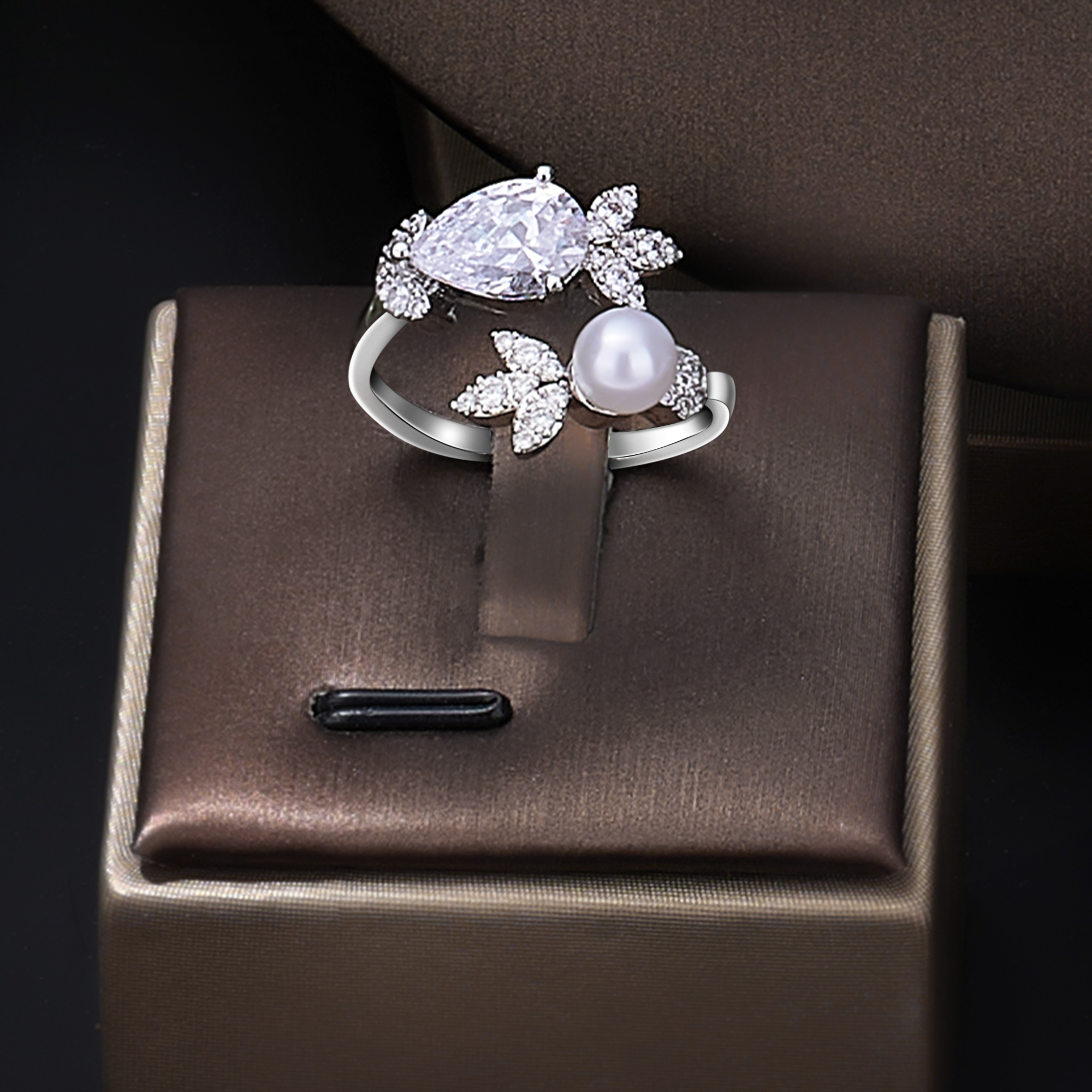 Ladies'/Bridal Shiny Zircon Jewelry Sets #JEWLY011