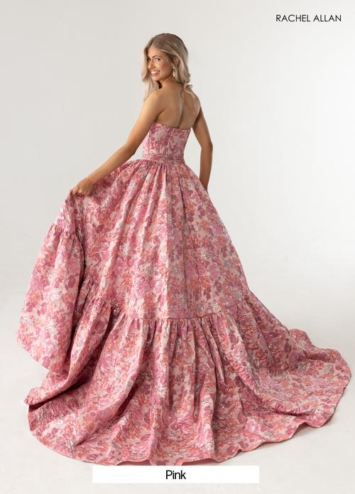 Elegance A-Line Sweetheart Strapless Jacquard Prom Dress #70939