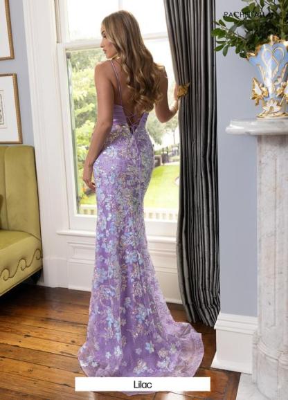 Stunning Plunging V-Neck Sequin Glitter Tulle Prom Dress #70969