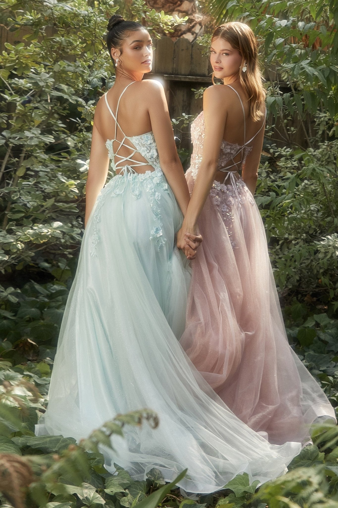 Breathtaking A-Line Straight Neckline Layered Tulle Skirt Gown #A1142