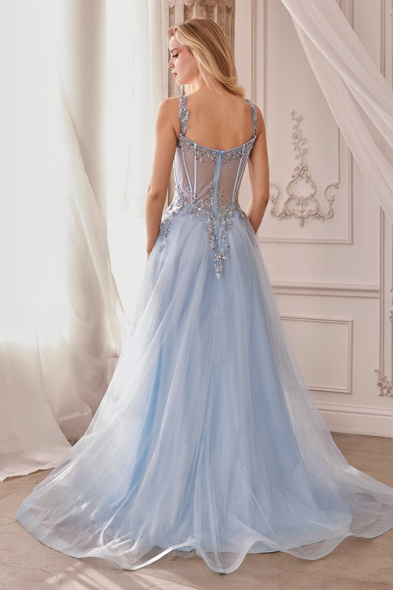 A-Line Sweetheart Off-The-Shoulder Eden Euphoria Strapless Gown #A1258
