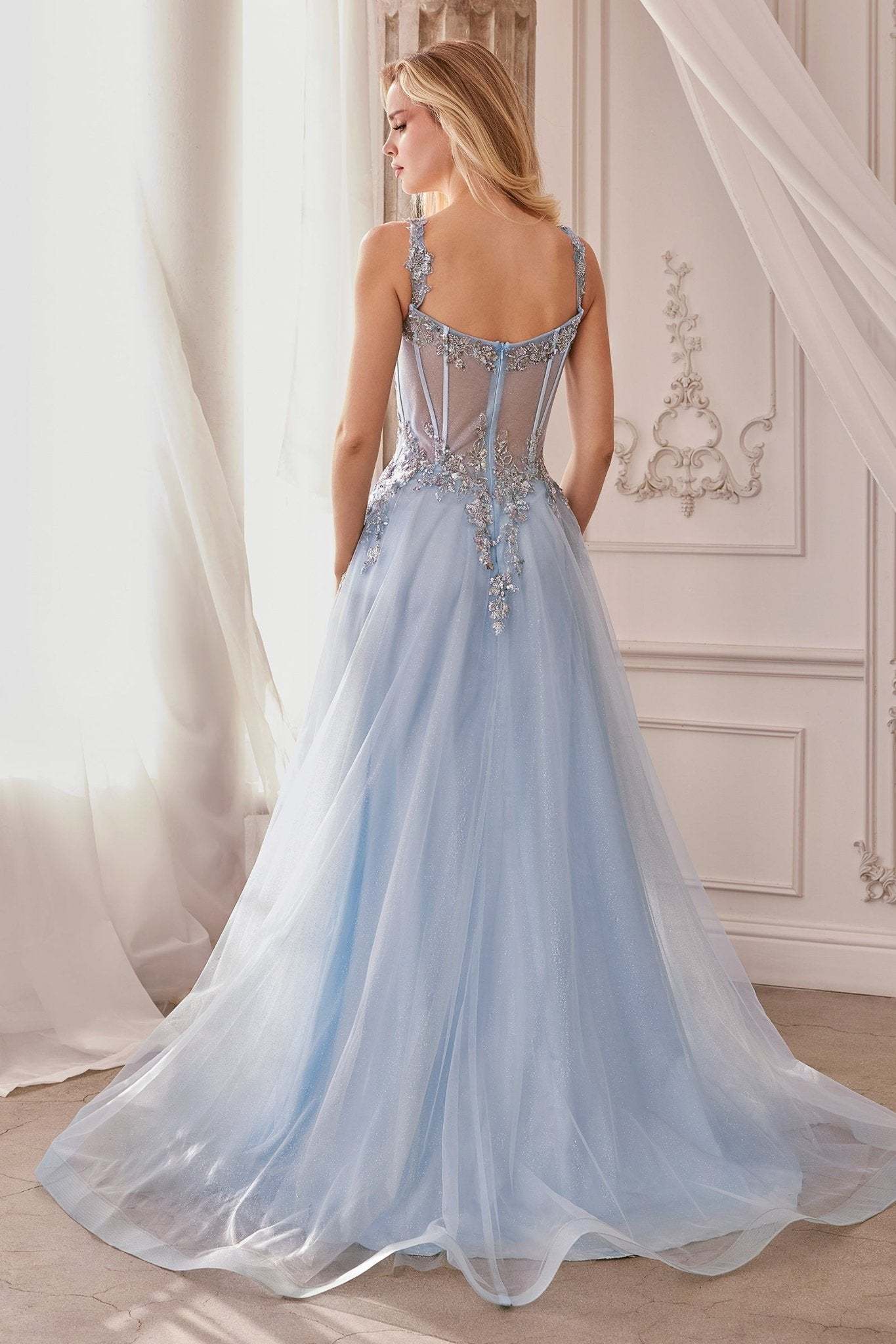 A-Line Sweetheart Off-The-Shoulder Eden Euphoria Strapless Gown #A1258