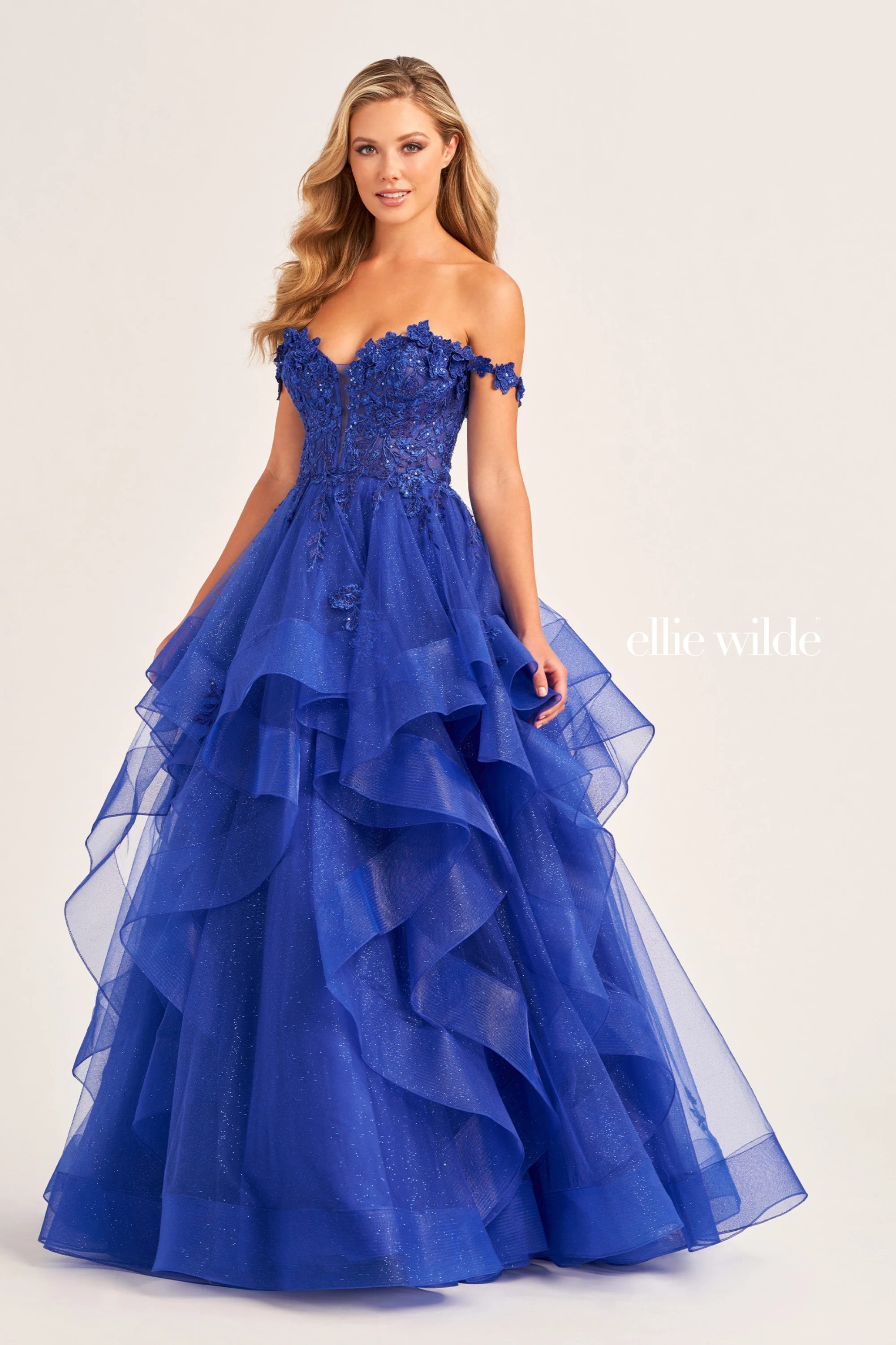 Ball Gown Sweetheart Detachable Off Shoulder Straps Prom Dress #EW35084