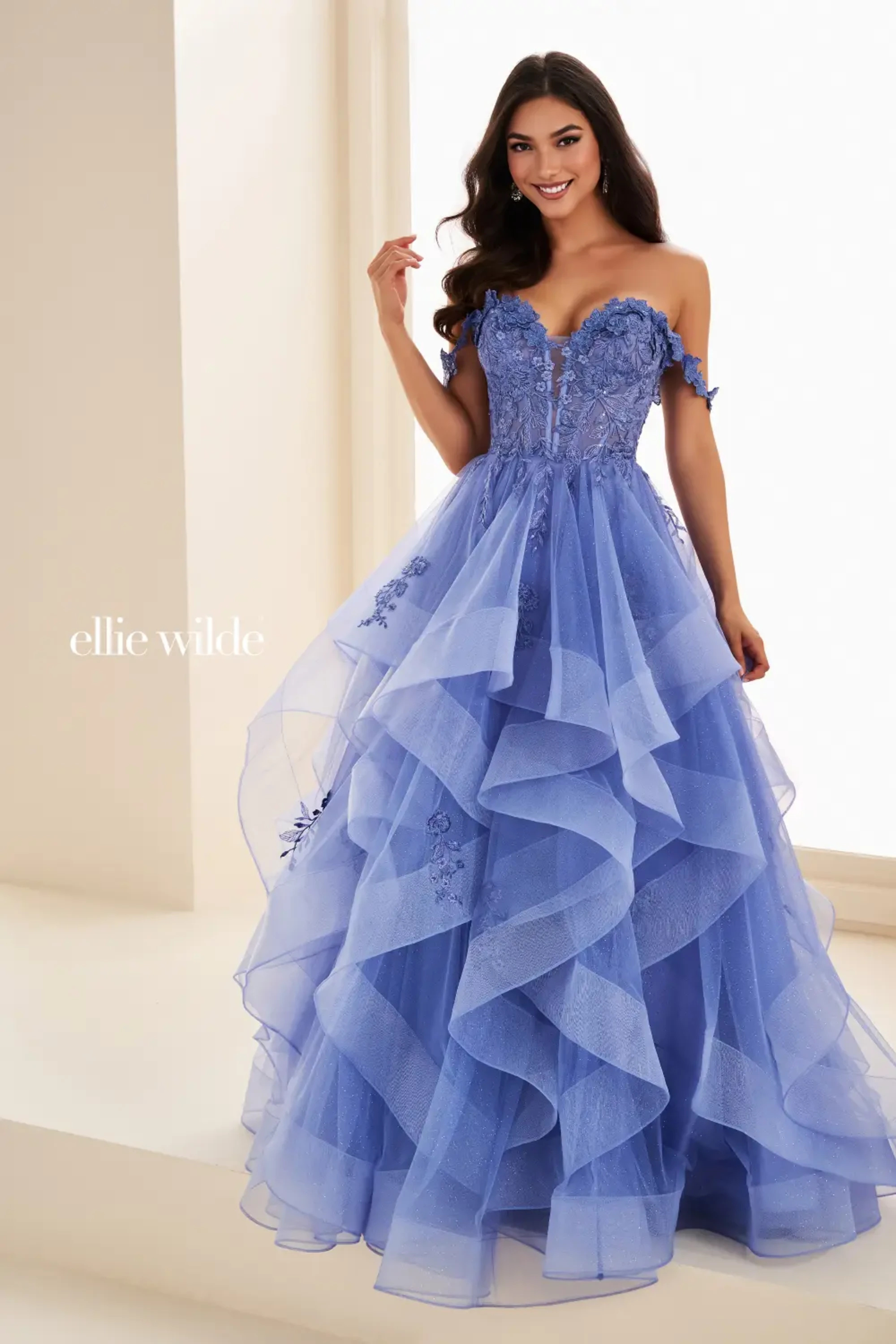 Ball Gown Sweetheart Detachable Off Shoulder Straps Prom Dress #EW35084