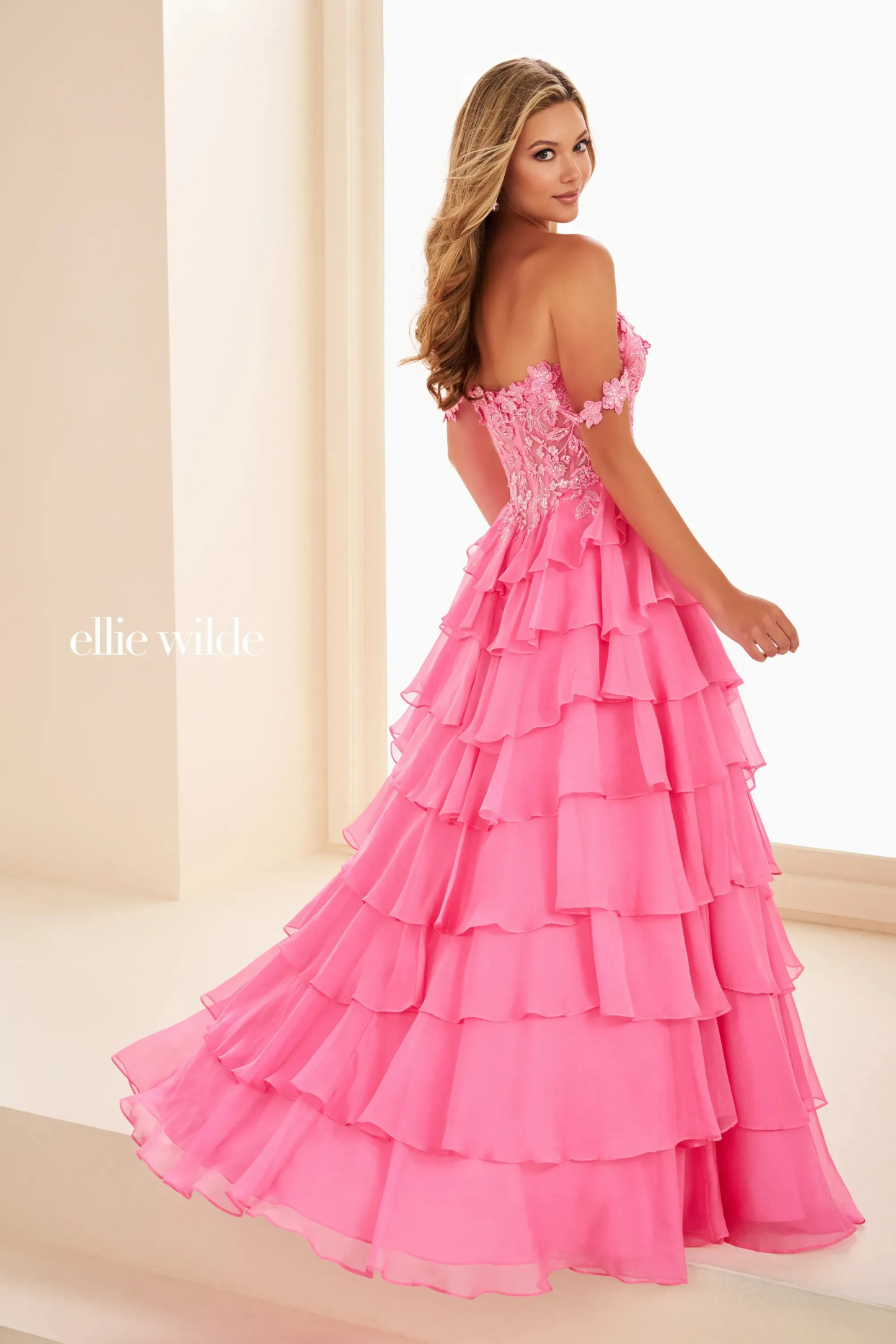 A-Line Sweetheart Lace Appliques Sequin Sparkling Lace Bodice Prom Dress #EW37108