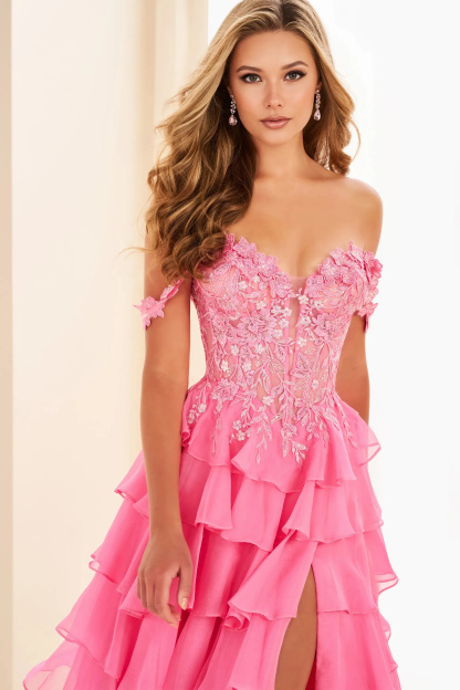 A-Line Sweetheart Lace Appliques Sequin Sparkling Lace Bodice Prom Dress #EW37108